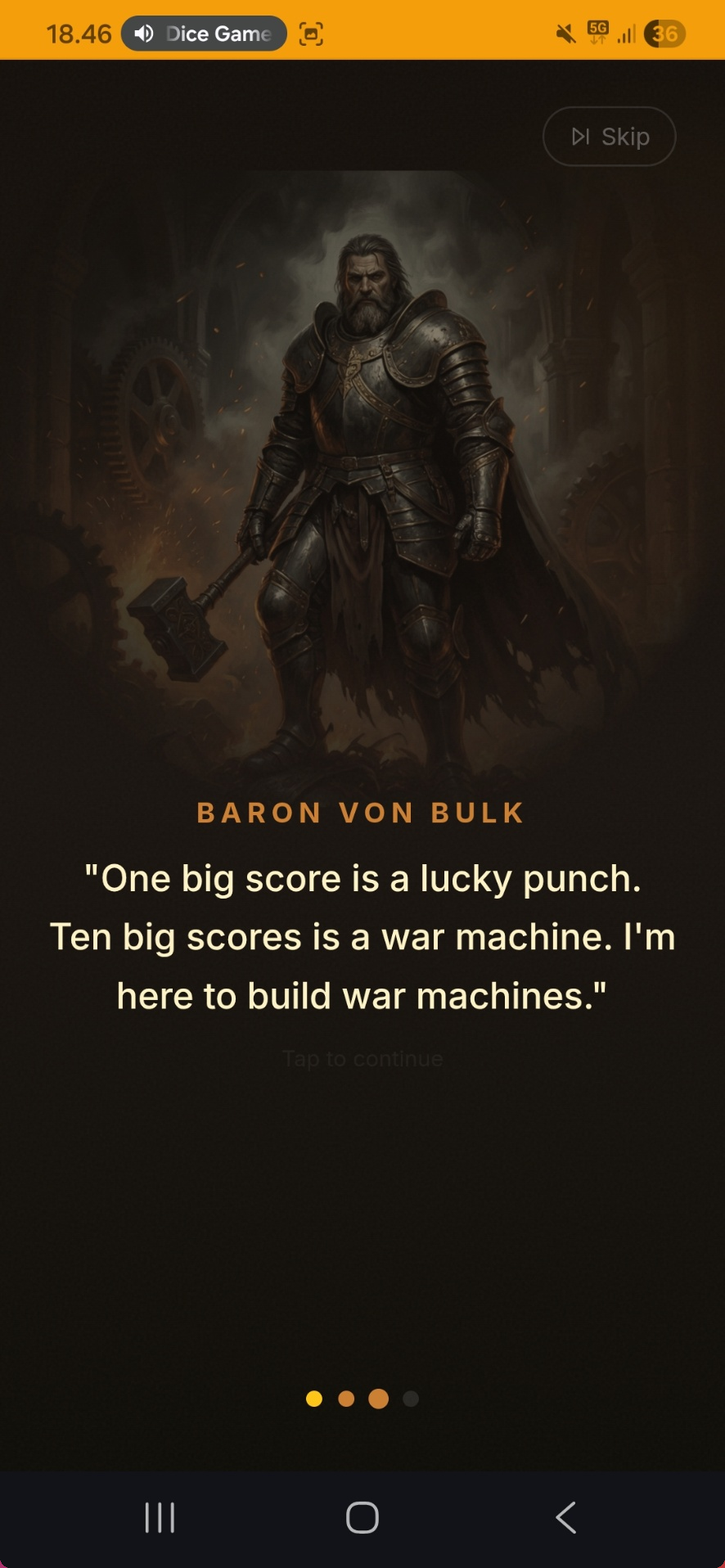 Dice5 Campaign — a god you'll face.