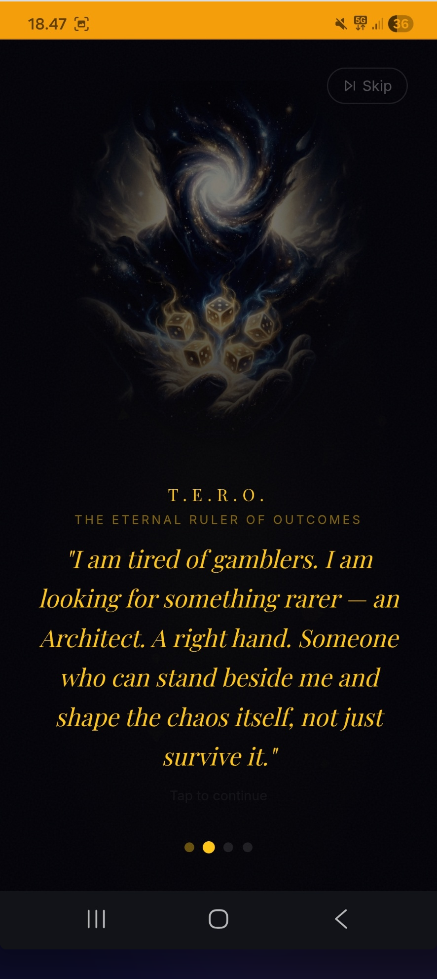 Dice5 Campaign — a god you'll face.